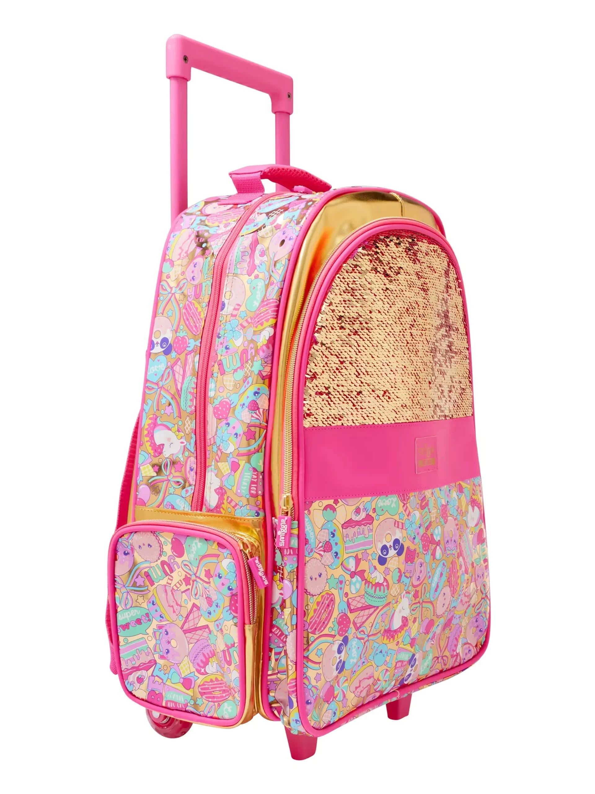 Smiggle – 20. Doğum Günü Çekçekli Işıklı Tekerlekli Çanta - Görsel 3