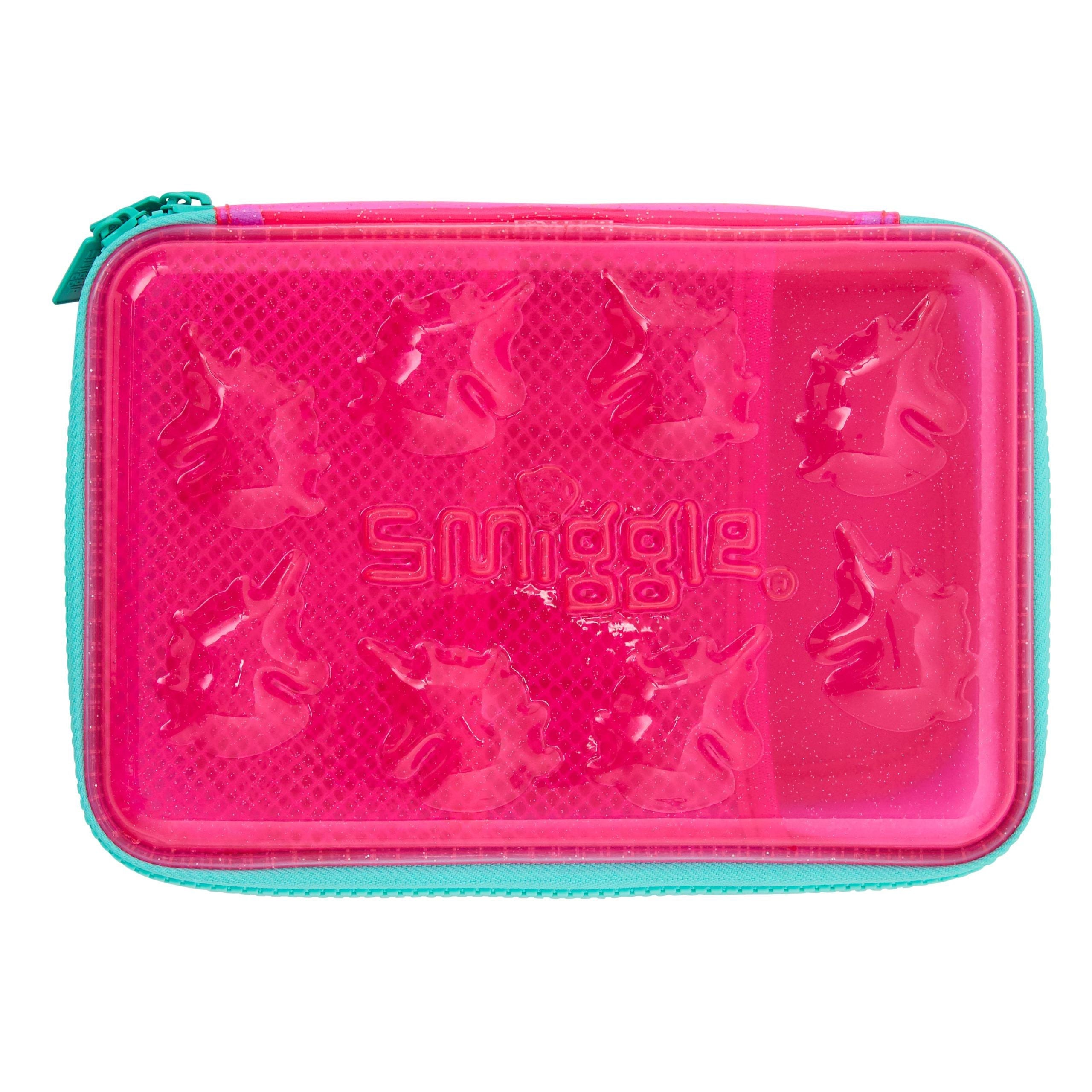Smiggle - 3D Kabartmalı Hardtop Pembe Kalem Kutusu - Görsel 2