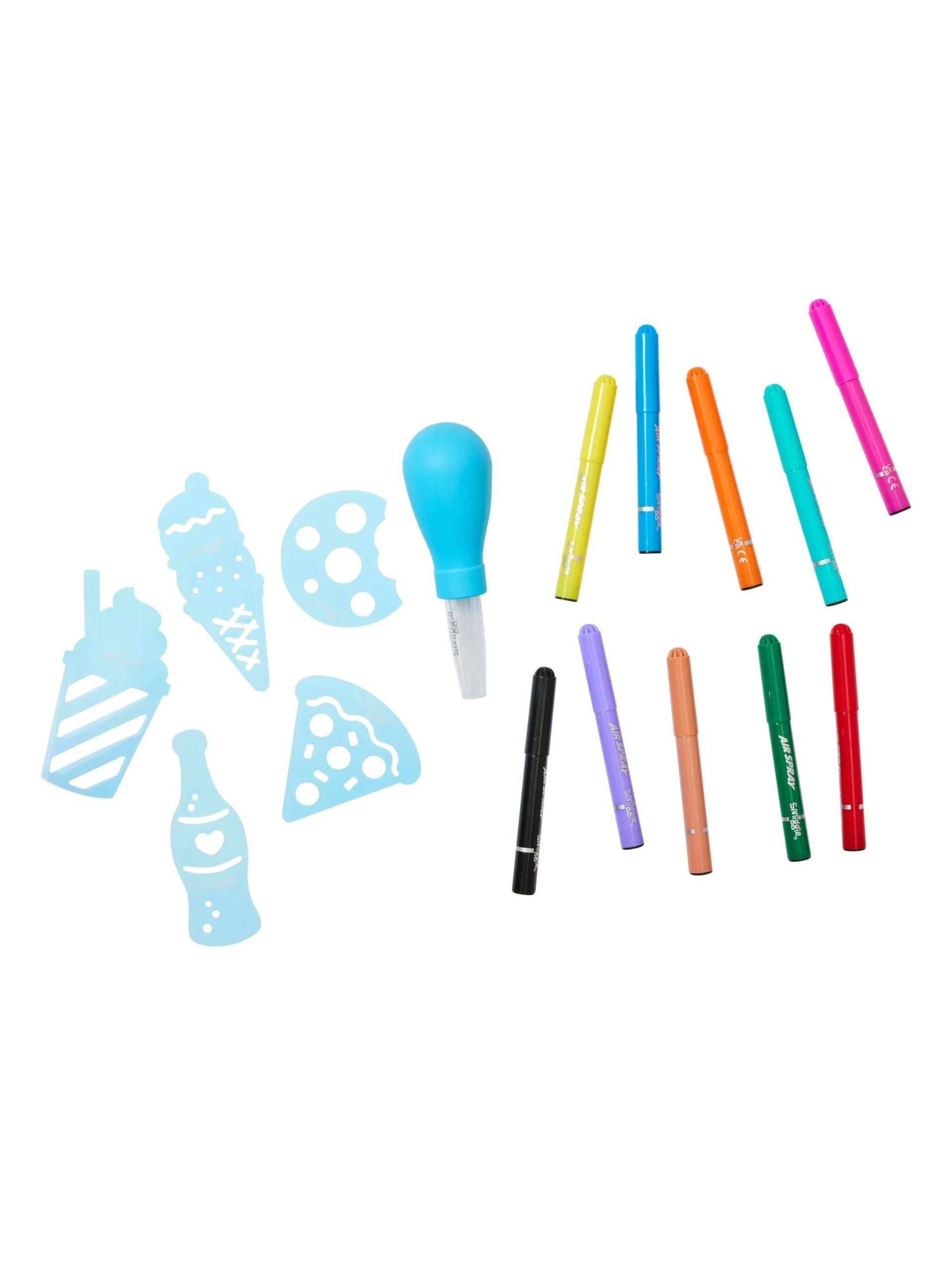 Smiggle - Air Spray Hava Püskürtmeli Marker Kalem Seti - Görsel 2