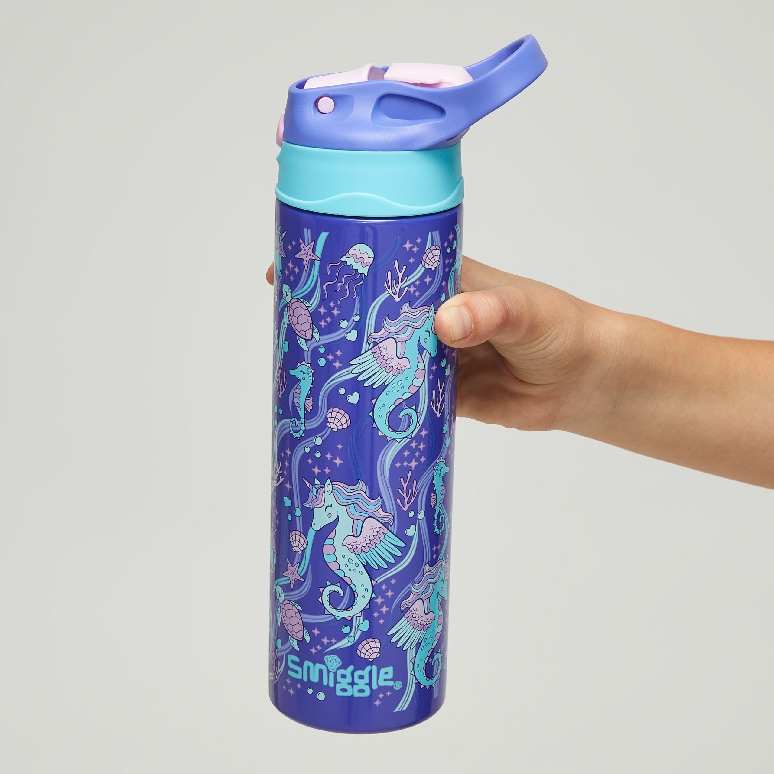 Smiggle - Better Togerher Paslanmaz Çelik 520Ml Pipetli Matara - Görsel 4