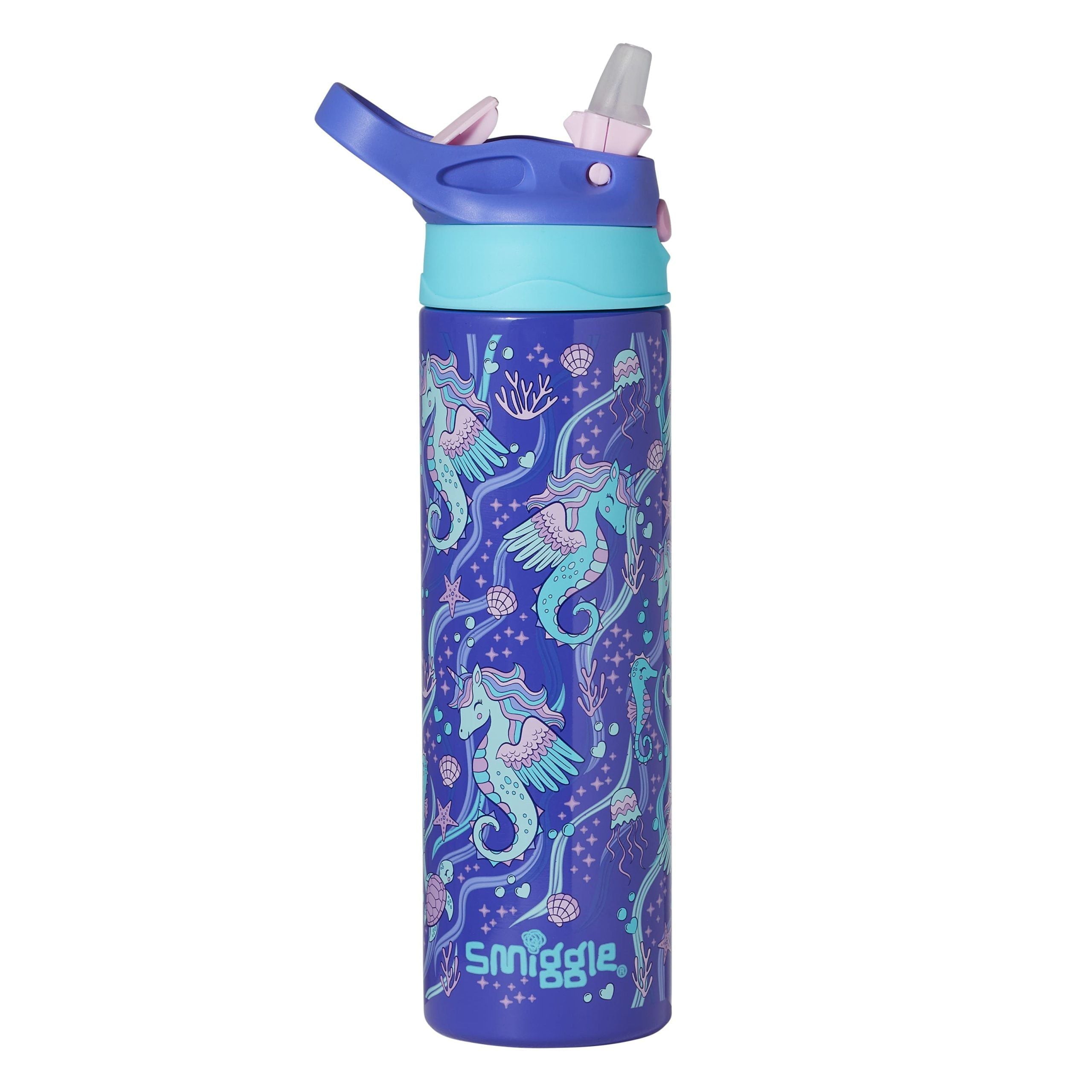 Smiggle - Better Togerher Paslanmaz Çelik 520Ml Pipetli Matara - Görsel 6