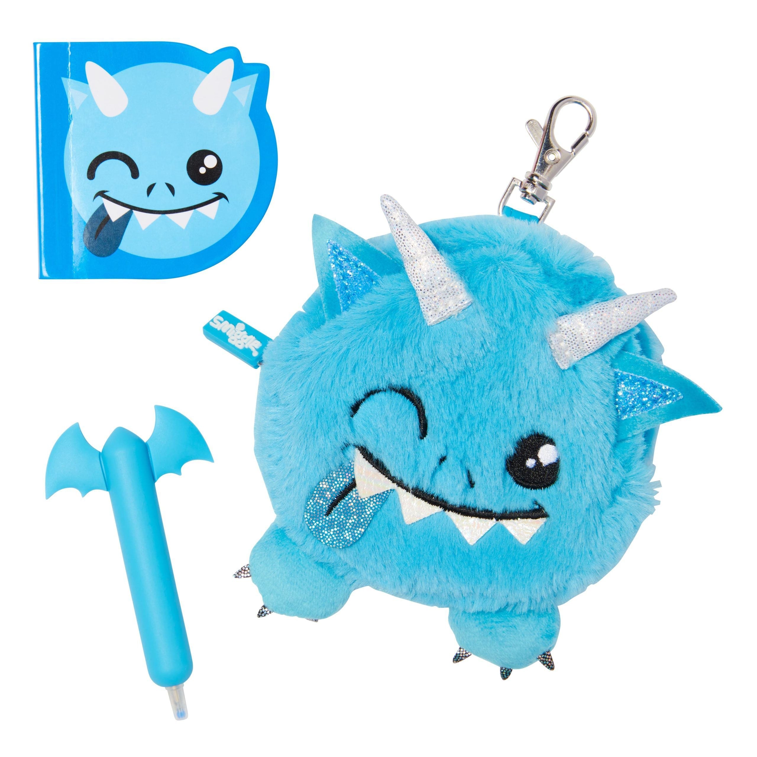 Smiggle - Fluffy Mini Çantası Not Defteri ve Kalemli - Görsel 5