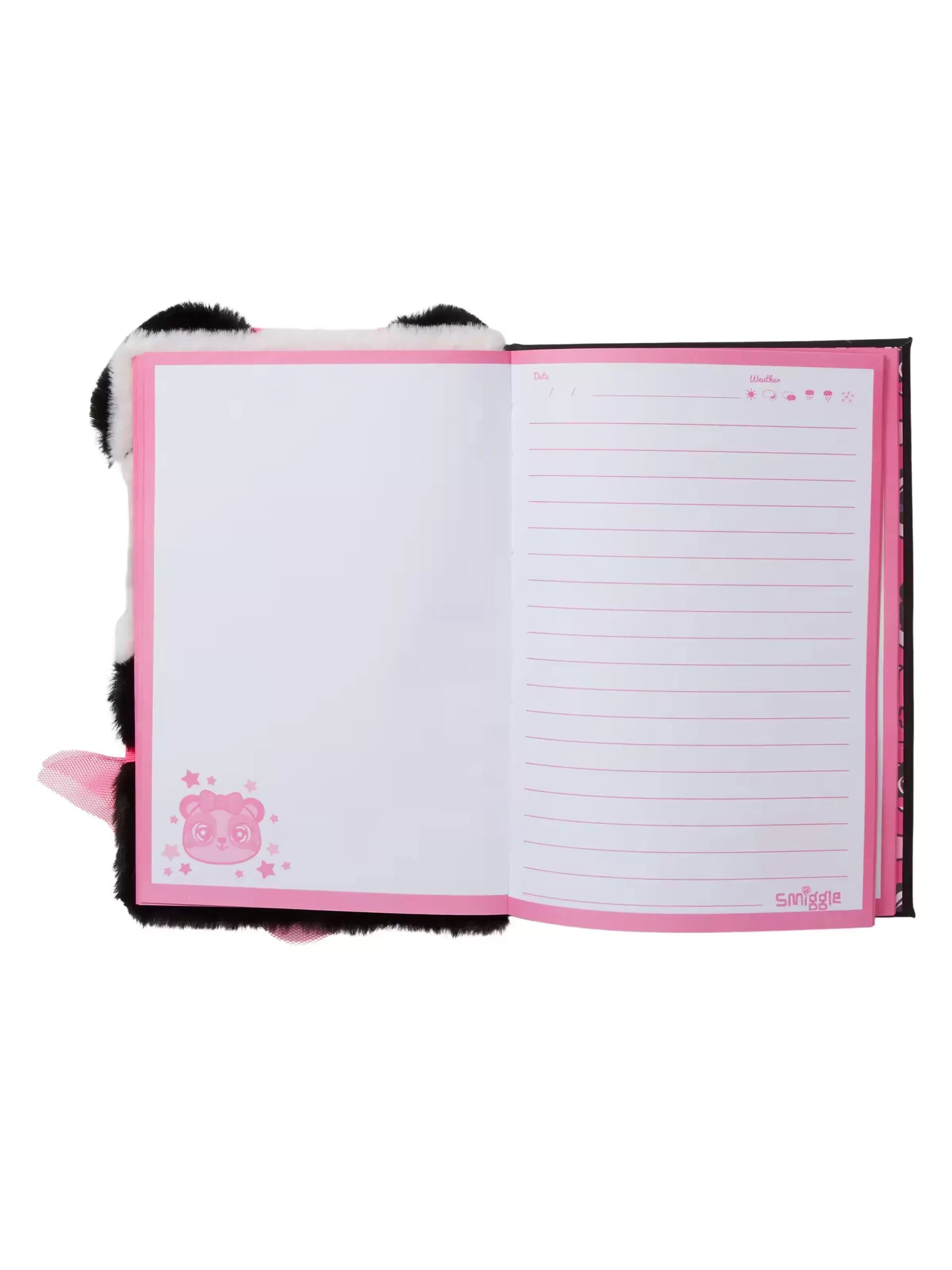 Smiggle - Fluffy Peluş A5 Günlük ve Defter - Görsel 2