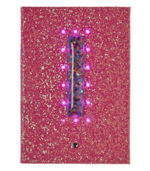 Smiggle - Işıklı Alfabe Harfli Pembe A5 Defter