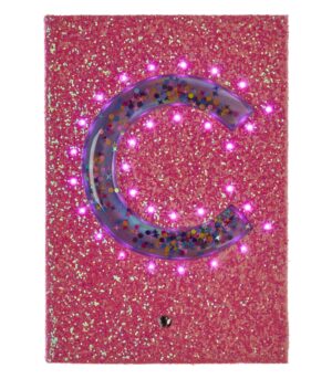 Smiggle - Işıklı Alfabe Harfli Pembe A5 Defter