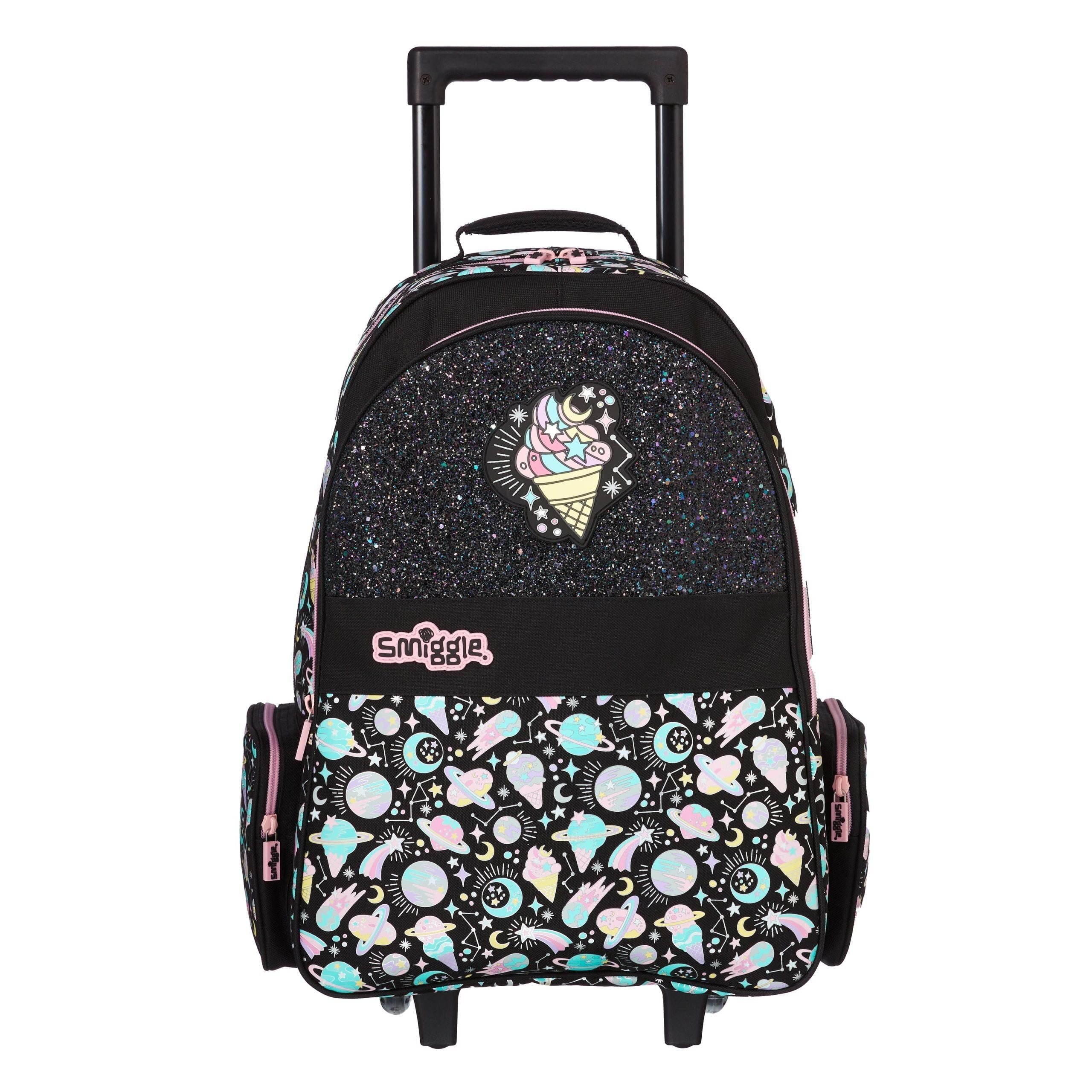 Smiggle - Işıklı Tekerlekli Beyond Trolley Sırt Çantası - Görsel 7