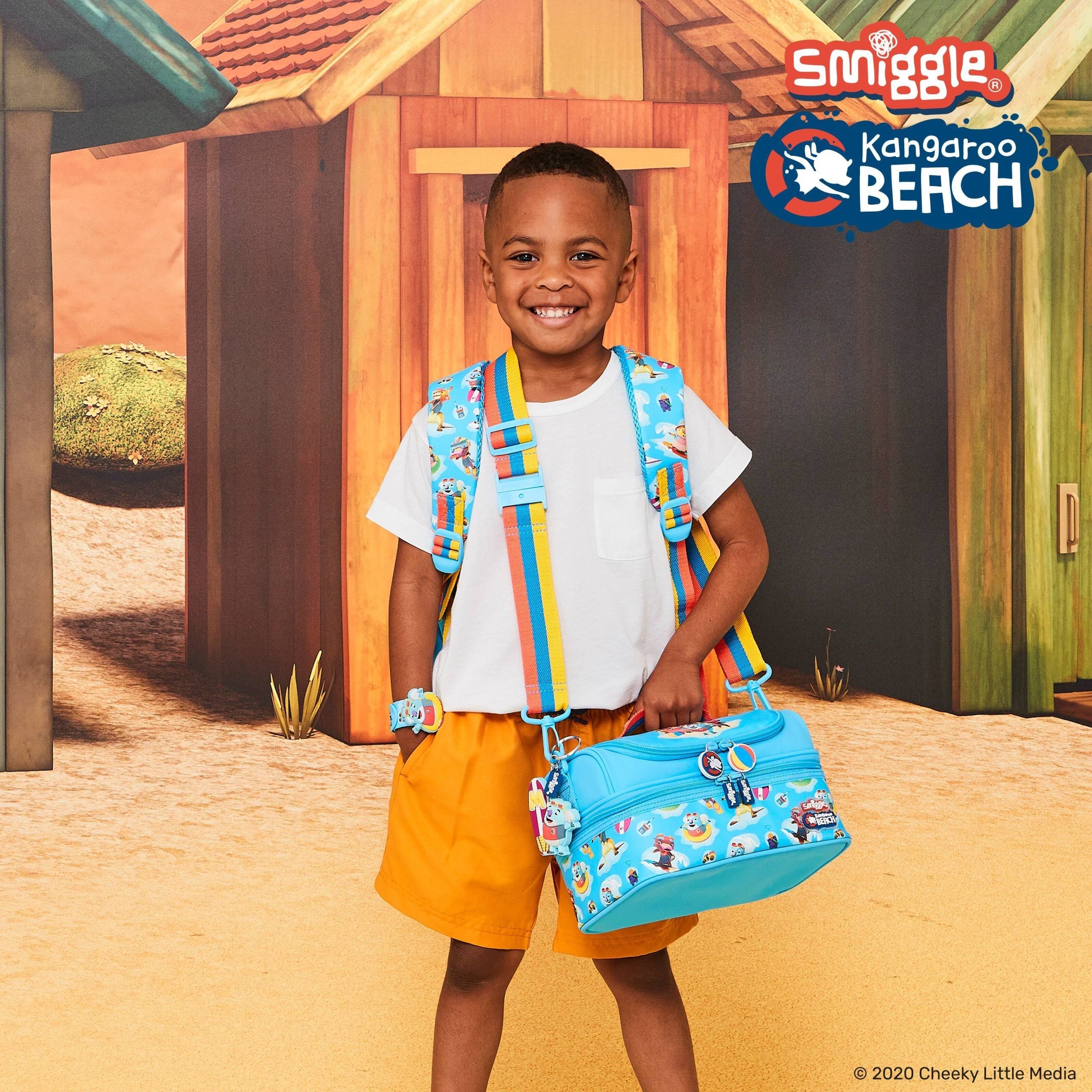 Smiggle - Kanguru Plajı Çift Katlı Beslenme Çantası - Görsel 4