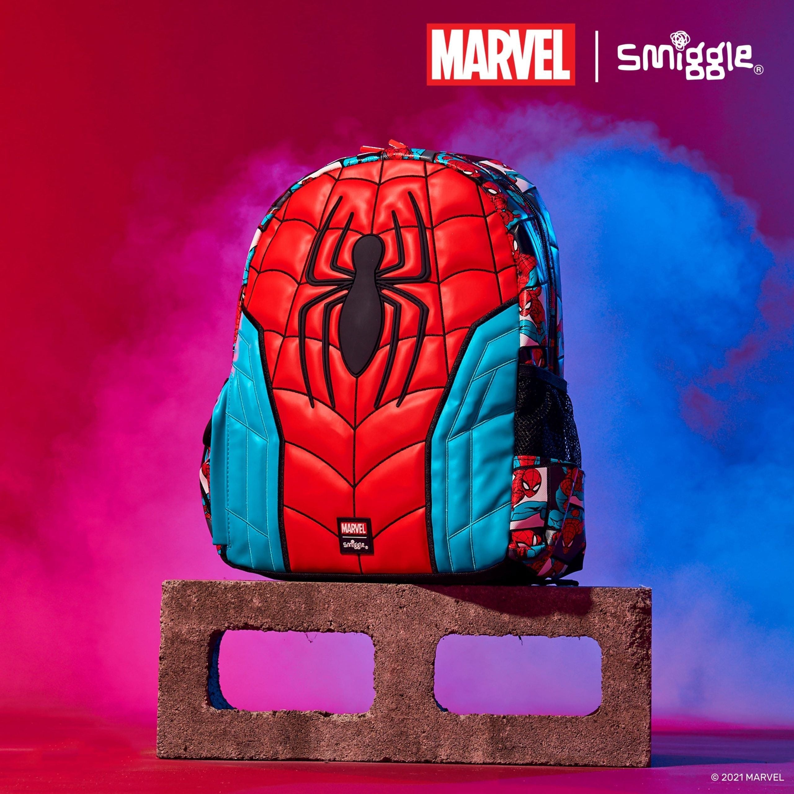 Smiggle - Marvel Spider-Man Junior Hoodie Sırt Çantası - Görsel 2