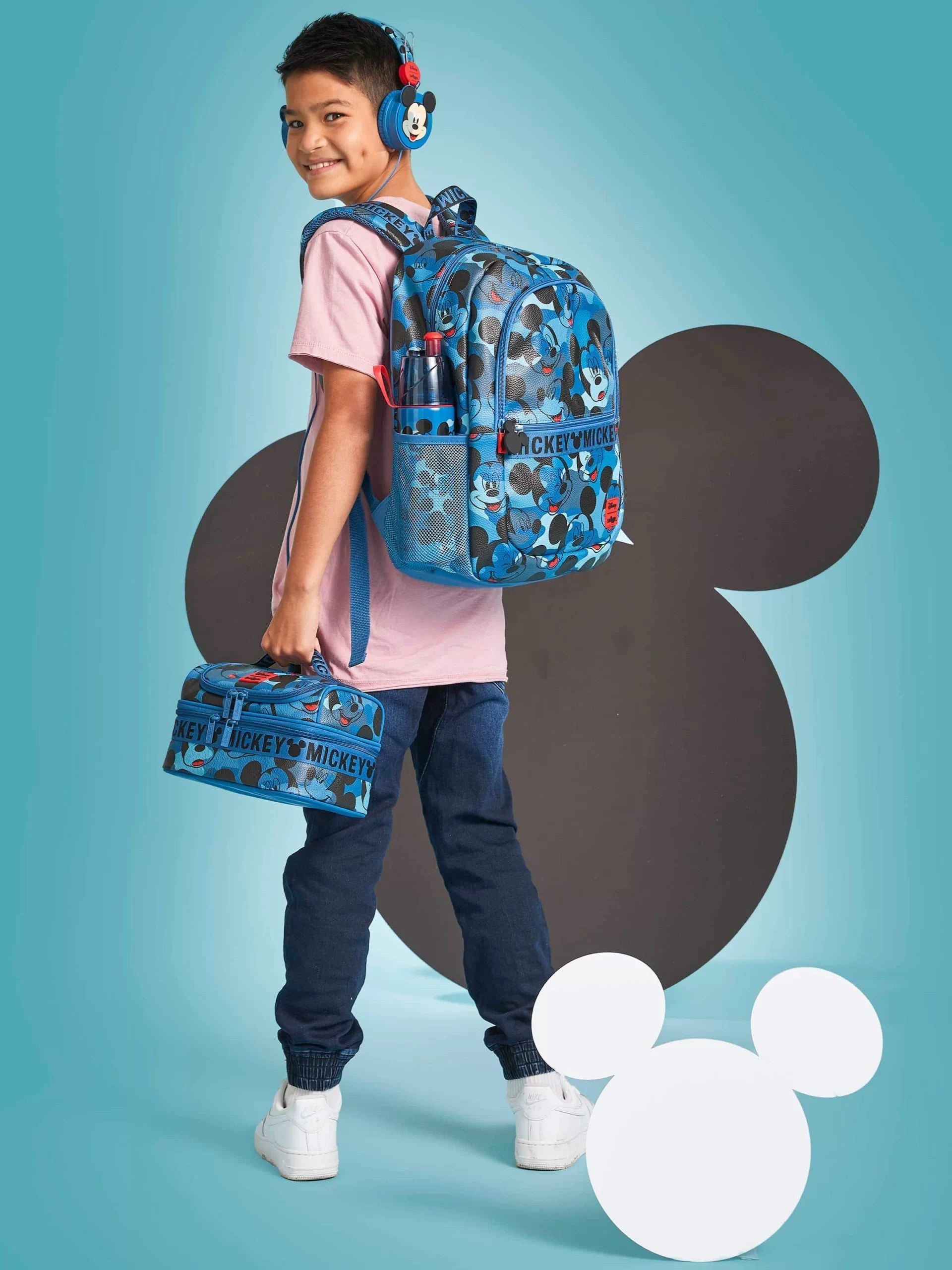 Smiggle - Mickey Mouse Çift Katlı Beslenme Çantası - Görsel 8