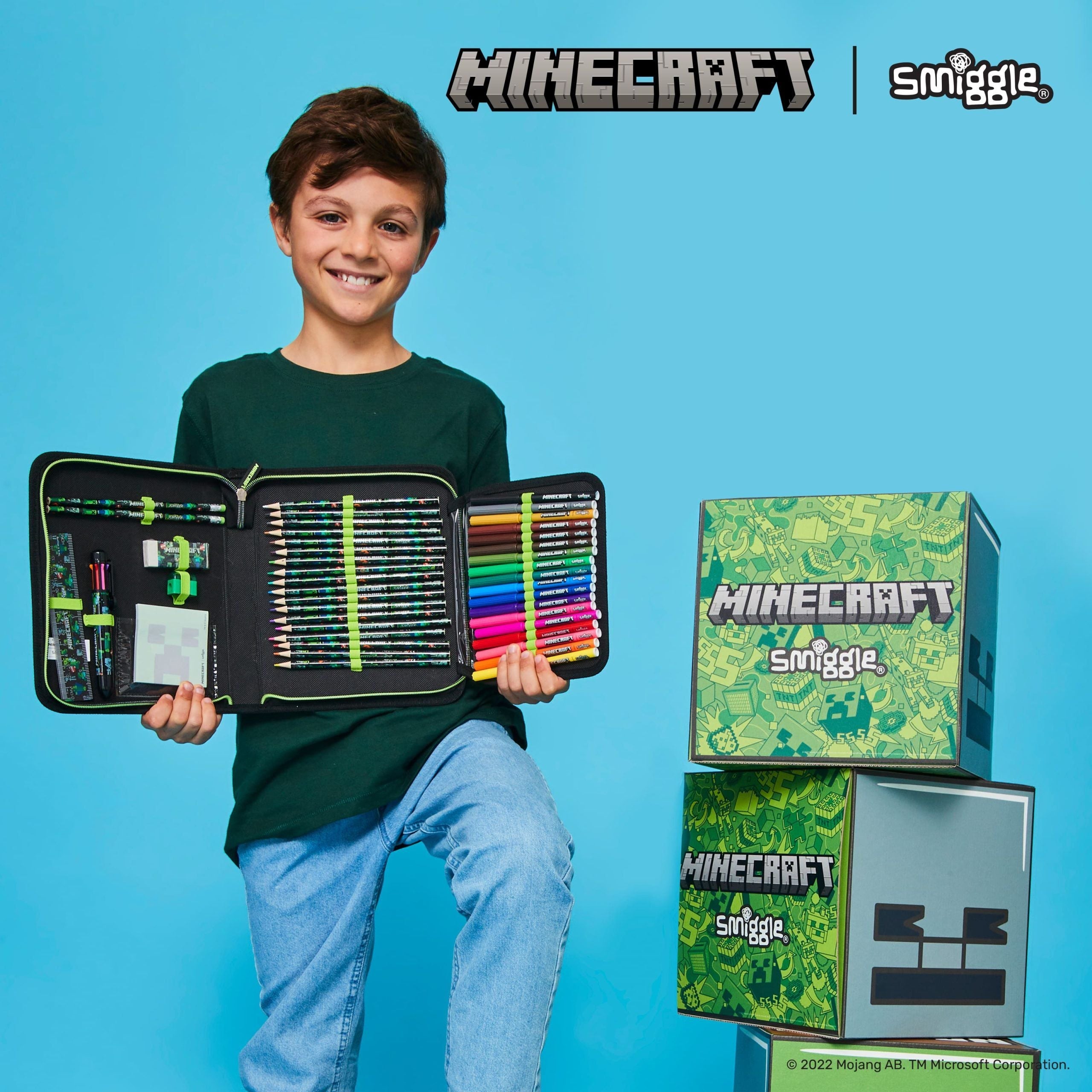 Smiggle - Minecraft Kırtasiye Seti ve Kalem Kutusu - Görsel 3