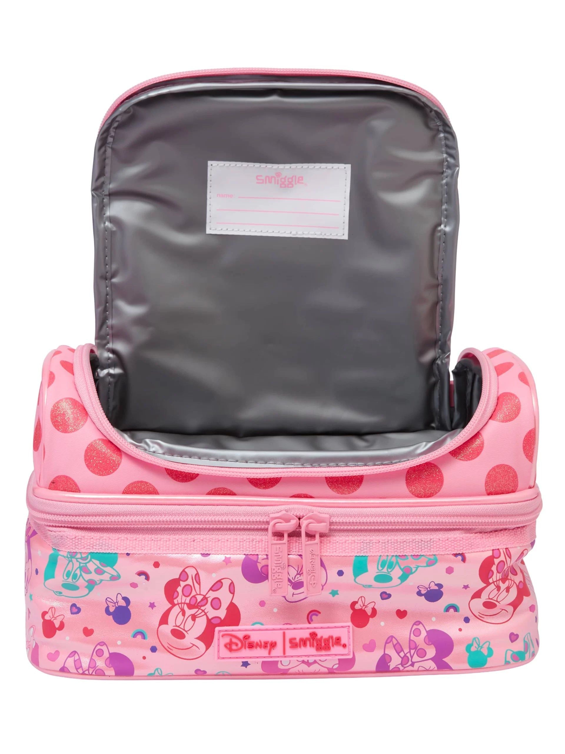 Smiggle - Minnie Mouse Çift Katlı Beslenme Çantası - Görsel 2