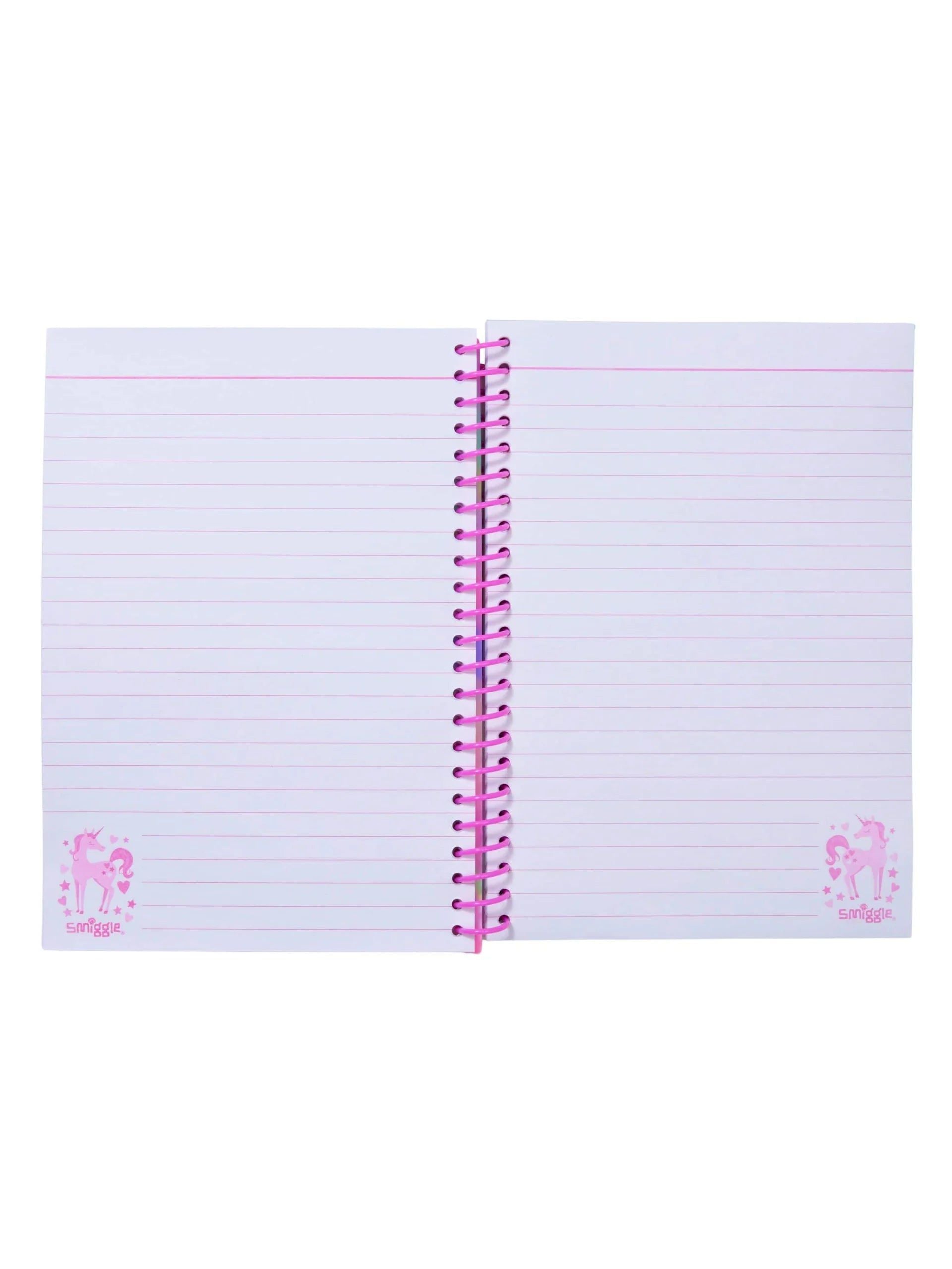 Smiggle - Popem Unicorn Popit A5 Çizgili Defter - Görsel 2
