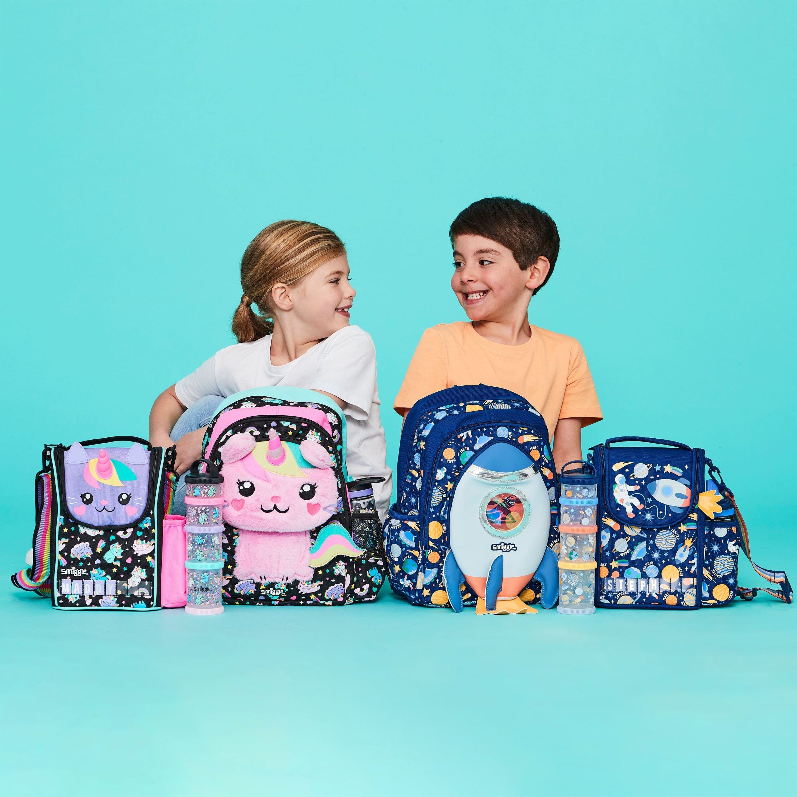 Smiggle - Sky Hi Junior Peluş Karakterli Sırt Çantası - Görsel 6