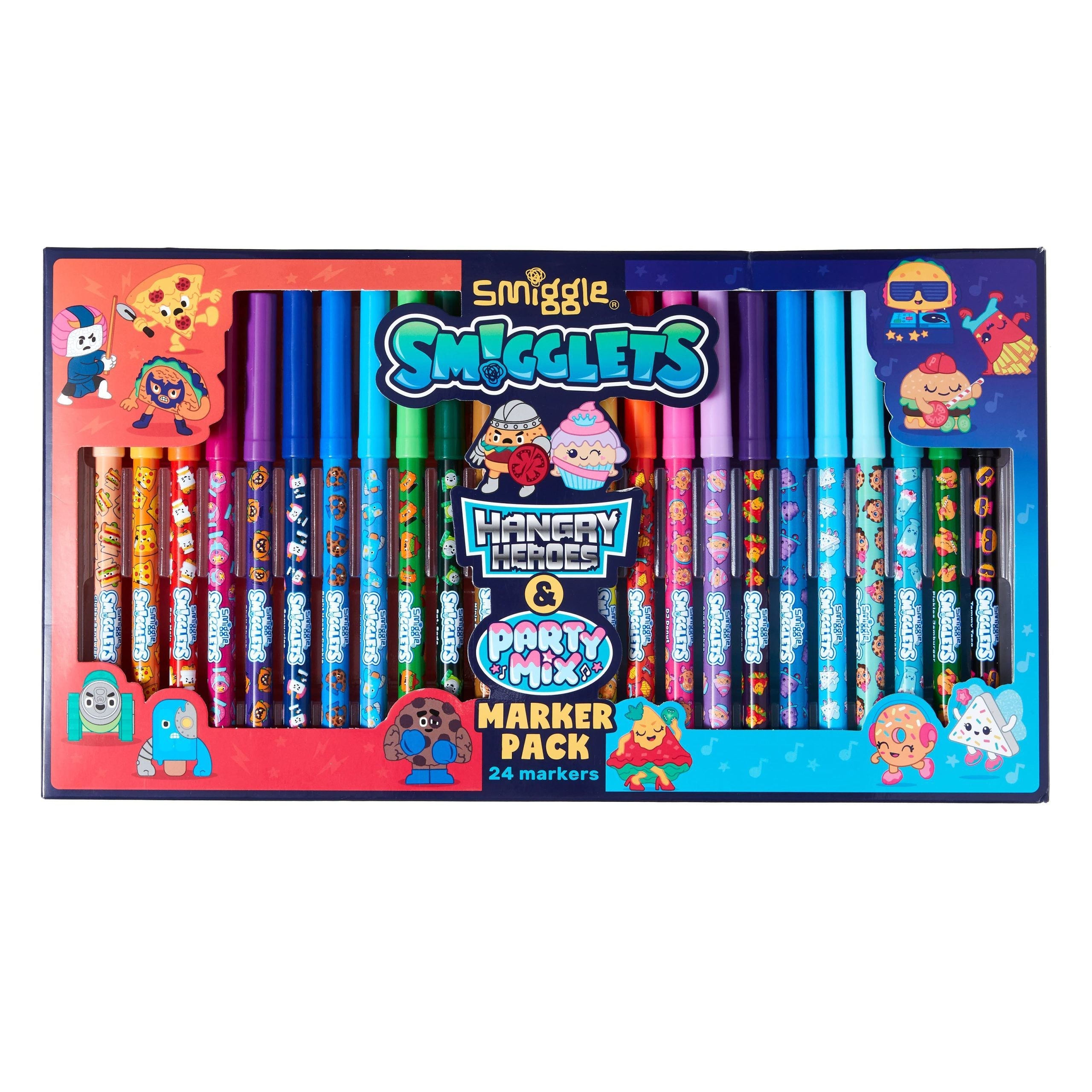 Smiggle - Smigglets Keçeli Kalem paketi X24 Makers