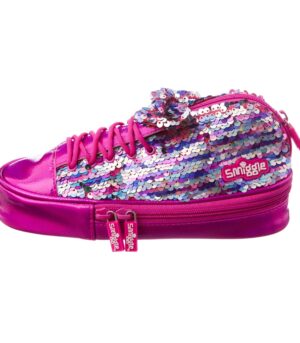 Smiggle - Spor Ayakkabı Pembe Pullu Kalem Kutusu
