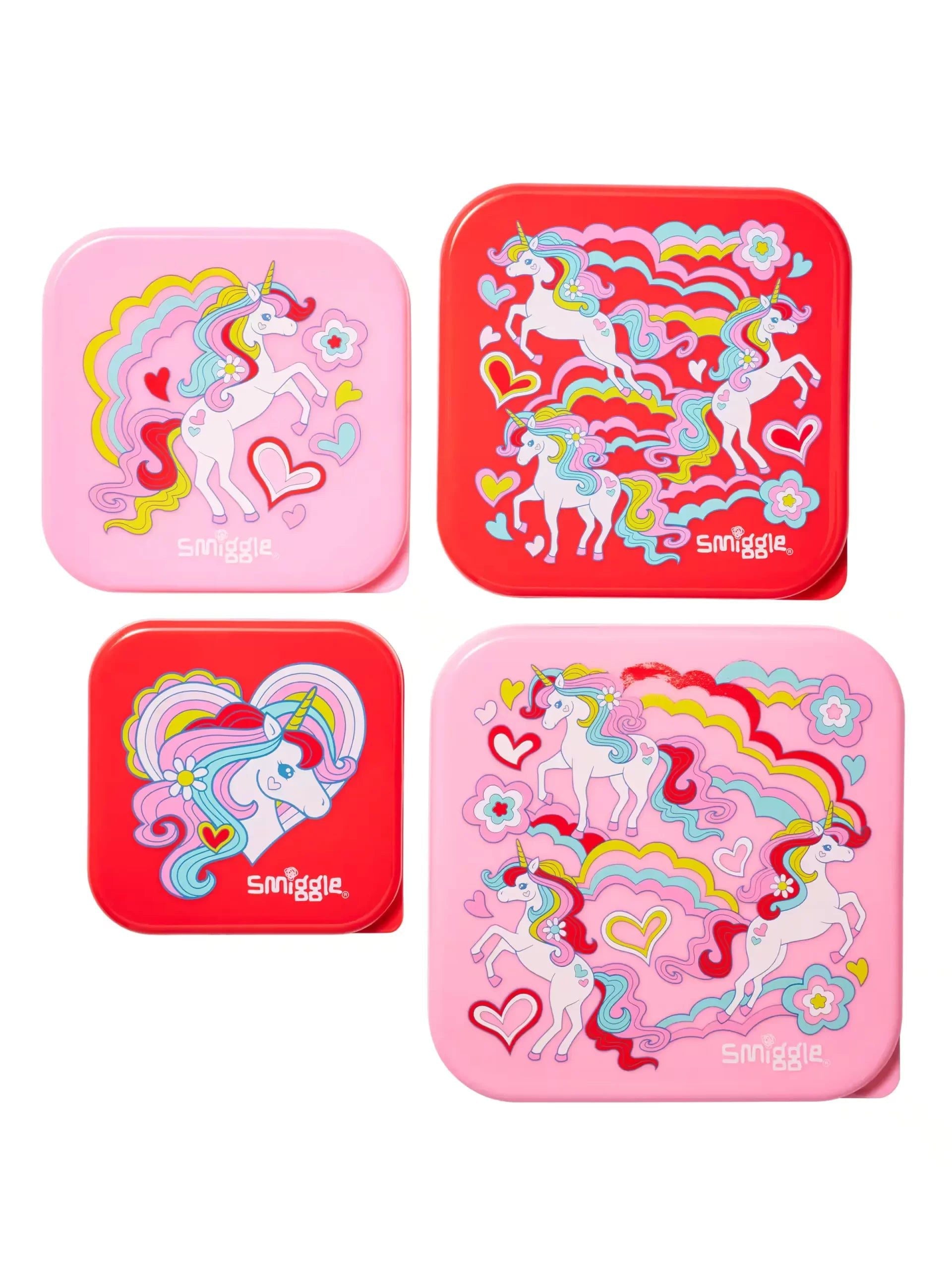 Smiggle - Wild Side 4'ü 1 Arada İç İçe Yemek Kapları - Görsel 3
